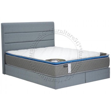 Queen Size Fabric Storage Bed + Mattress Promotion